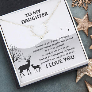 Antler Necklace - Hunting - To My Daughter - Remember Whose Daughter You Are And Believe In Yourself - Augnt17003 - Gifts Holder