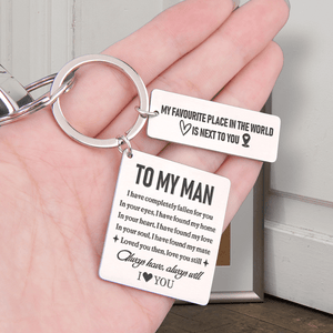 Calendar Keychain - Family - To My Man - In Your Heart, I Have Found My Love - Augkr26025 - Gifts Holder