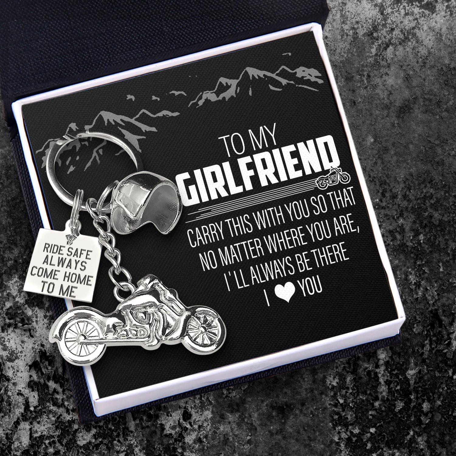 Classic Bike Keychain - To My Girlfriend - I Love You - Augkt13001 - Gifts Holder