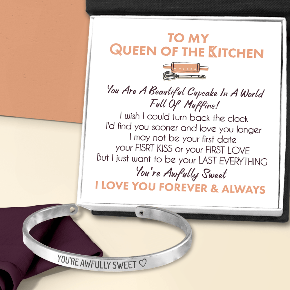 Cooking Bracelet - Cooking - To My Queen Of The Kitchen - I Love You Forever & Always - Augbzf15007 - Gifts Holder