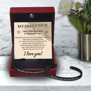 Couple Bracelets - Tattoo - To My Inked Lady - How Special You Are To Me - Augbt13012 - Gifts Holder