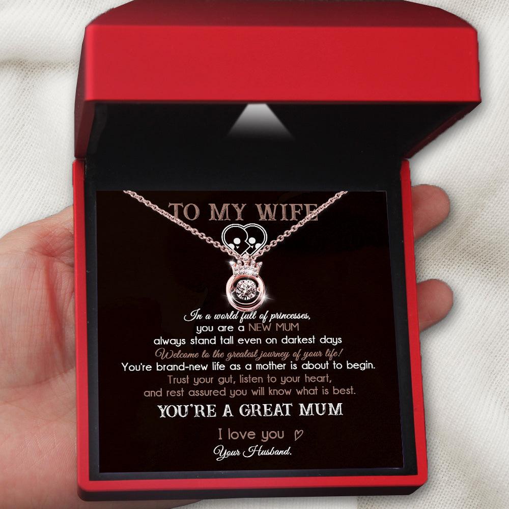 Crown Necklace - Skull - To A New Mum - You Are A Great Mum - Augnzq15005 - Gifts Holder
