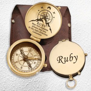 Engraved Compass - Hiking - To My Loved One - May This Compass Always Lead You In The Right Direction - Augpb26051 - Gifts Holder