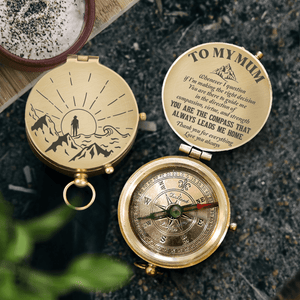 Engraved Compass - Hiking - To My Mum - Love You Always - Augpb19003 - Gifts Holder