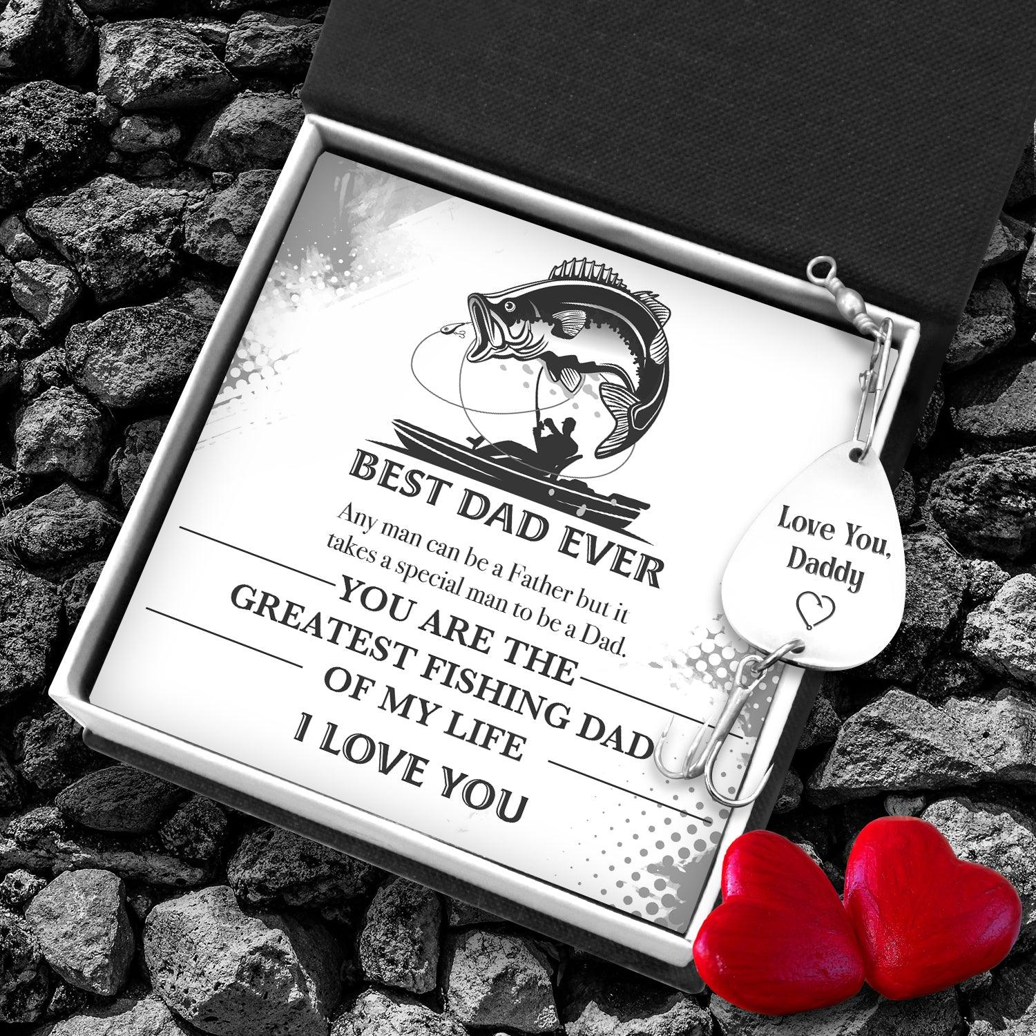 Engraved Fishing Hook - Fishing - To My Dad - I Love You - Augfa18006 - Gifts Holder