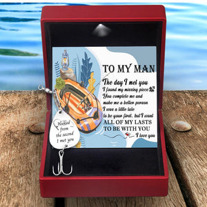 Engraved Fishing Hook - To My Man - I Love You - Augfa26003 - Gifts Holder