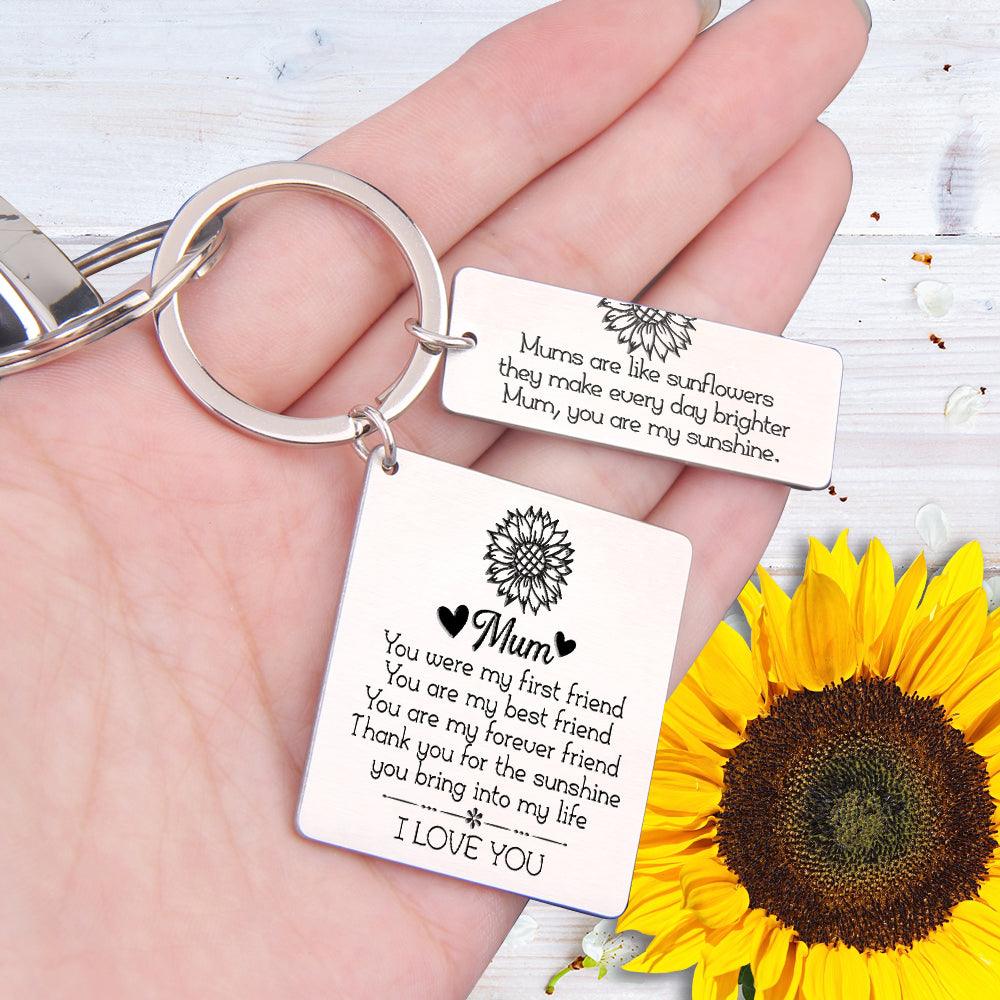 Engraved Keyring - To My Mum - You Are My Forever Friend - Augkr19001 - Gifts Holder