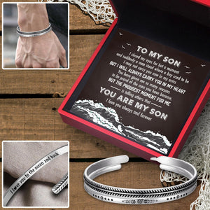 Fish Bone Bangles Set - Fishing - To My Son - I Will Always Carry You In My Heart - Augnne16001 - Gifts Holder