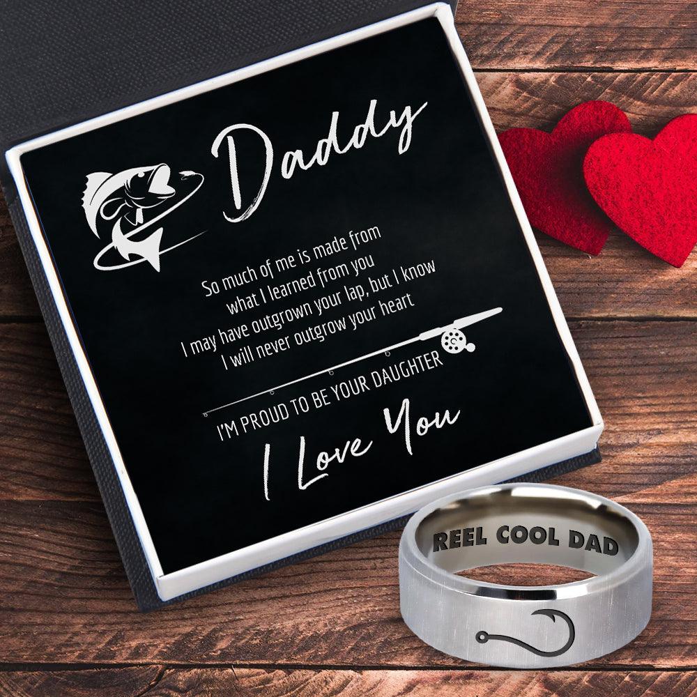 Fishing Ring - Fishing - To My Dad - I'm Proud To Be Your Daughter - Augri18012 - Gifts Holder
