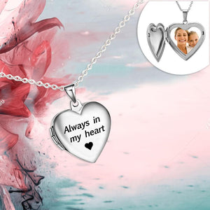 Heart Locket Necklace - Family - Mum To Be - When I Grow Up And Fall In Love I Know This Much Is True - Augnzm19015 - Gifts Holder