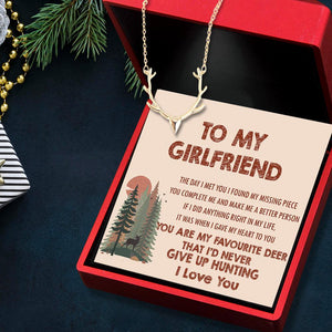 Hunter Necklace - Hunting - To My Girlfriend - I Gave My Heart To You - Augnt13002 - Gifts Holder