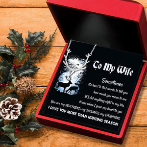 Hunter Necklace - Hunting - To My Wife - You Are My Everything - Augnt15003 - Gifts Holder