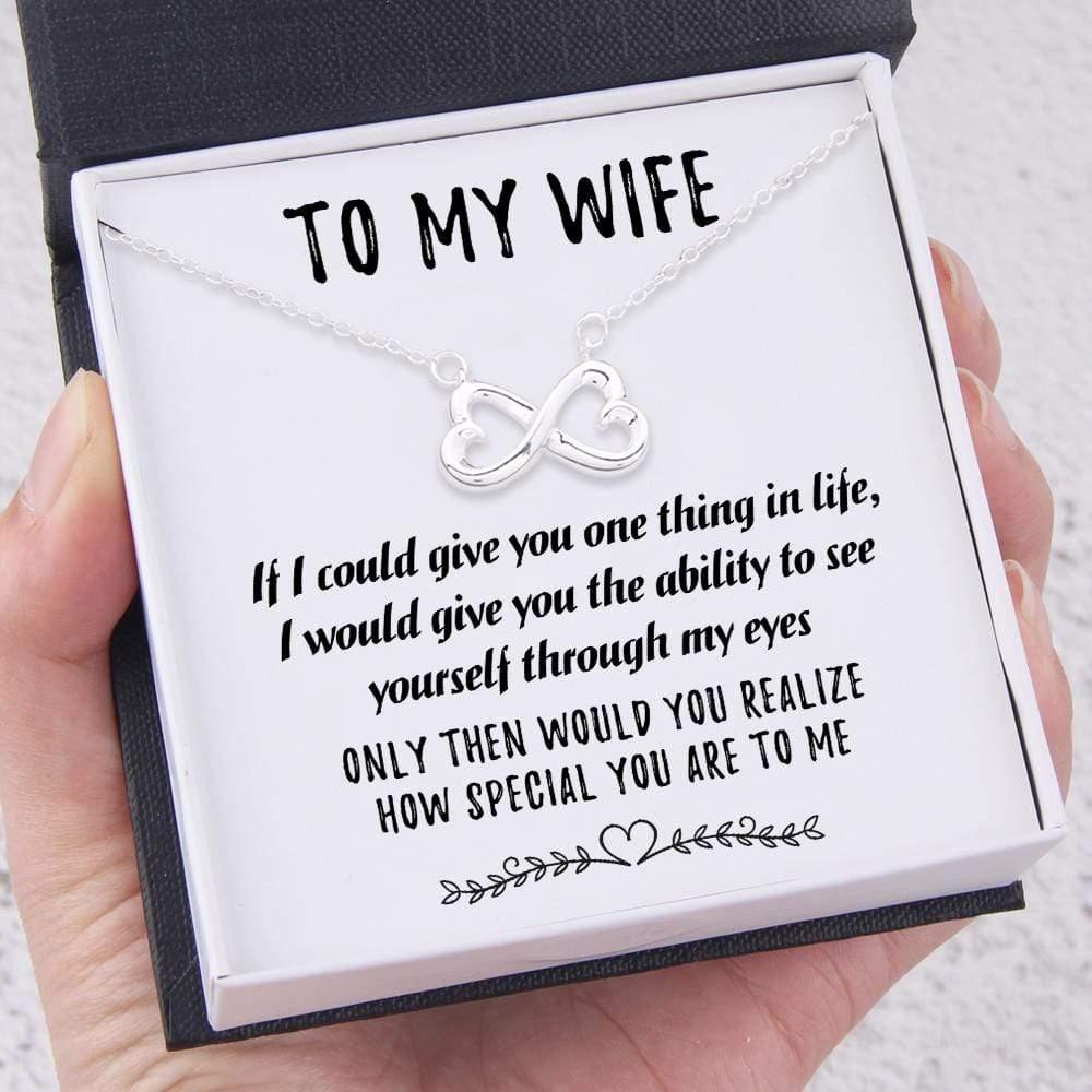 Infinity Heart Necklace - To My Wife - How Special You Are To Me - Augna15001