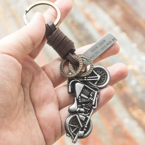Motorcycle Keychain - Biker - To My Dad - I Love You - Augkx18006 - Gifts Holder