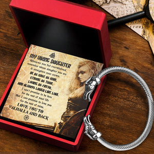 Norse Dragon Bracelet - Viking - My Viking Daughter - Love You To Valhalla & Back - Augbzi17001 - Gifts Holder