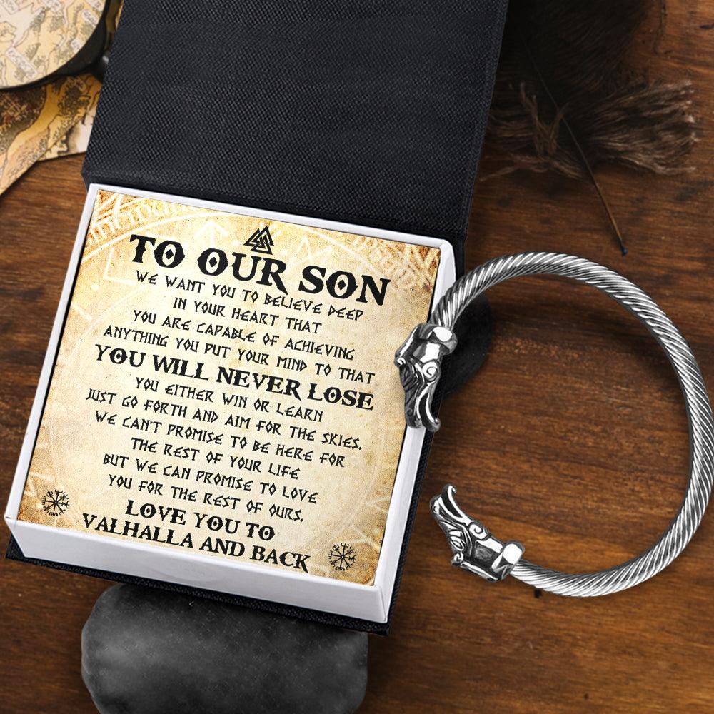 Norse Dragon Bracelet - Viking - To Our Son - You Will Never Lose - Augbzi16008 - Gifts Holder