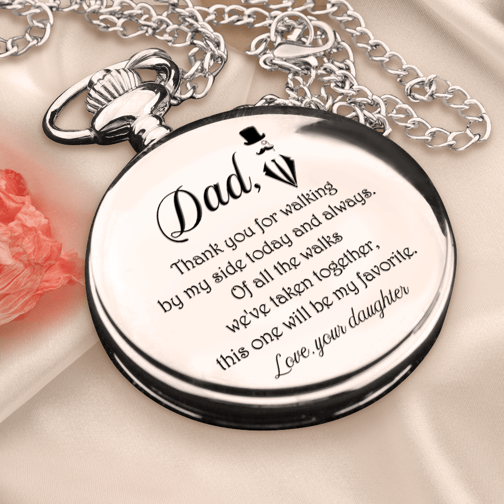 Pocket Watch - Wedding - To Dad - This One Will Be My Favorite - Augwa18001 - Gifts Holder