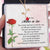 Red Rose Necklace - Family - To My Mother-In-Law - Thank You For Your Warm Smiles - Augnzn19002 - Gifts Holder