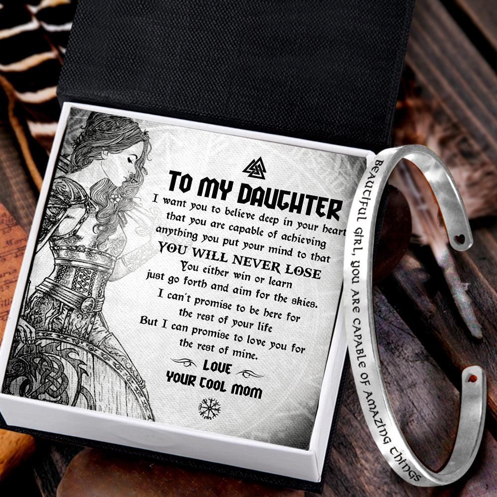 Viking Bracelet - Viking - To My Daughter - From Mom - You Will Never Lose - Augbzf17001 - Gifts Holder
