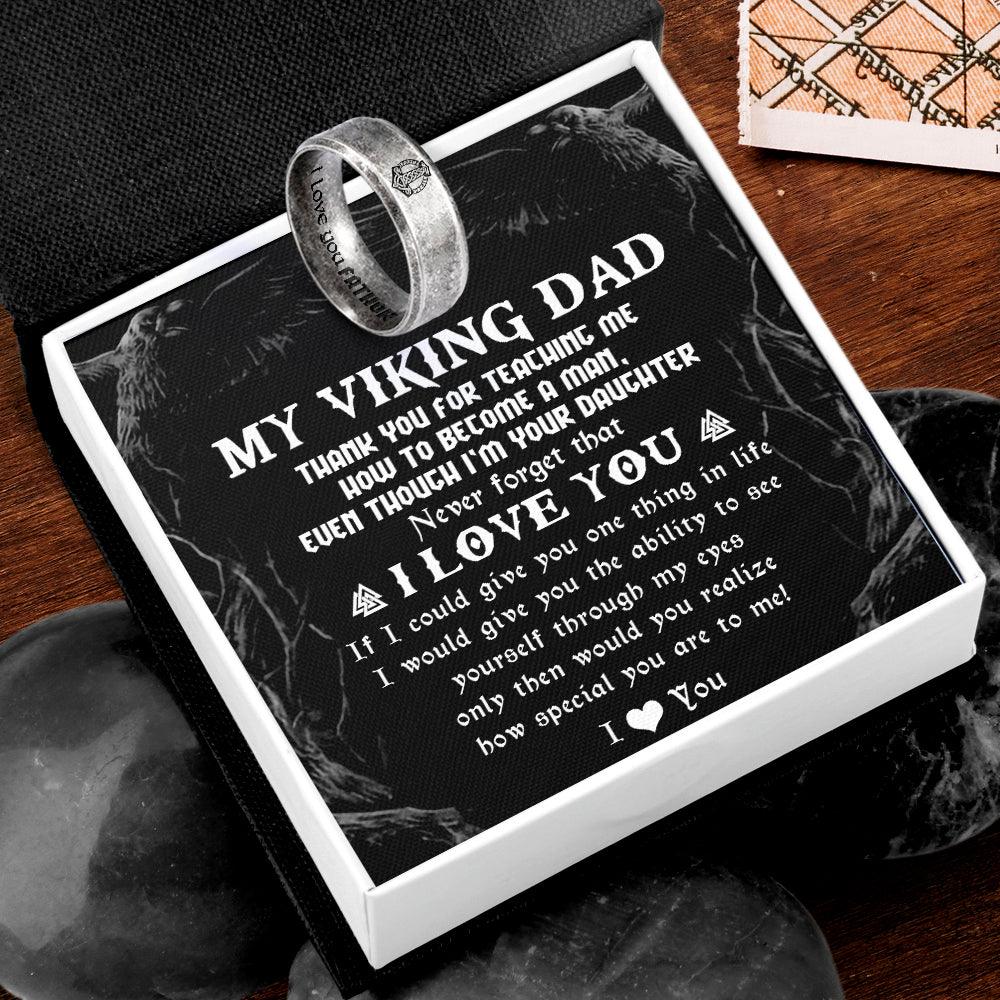 Viking Hammer Ring - Viking - To My Viking Dad - How Special You Are To Me - Augri18005 - Gifts Holder
