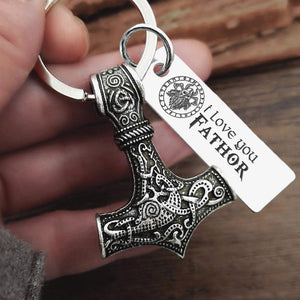 Viking Thor Keychain - Viking - To My Viking Dad - You Are My Favorite Viking Dad - Augkbv18003 - Gifts Holder