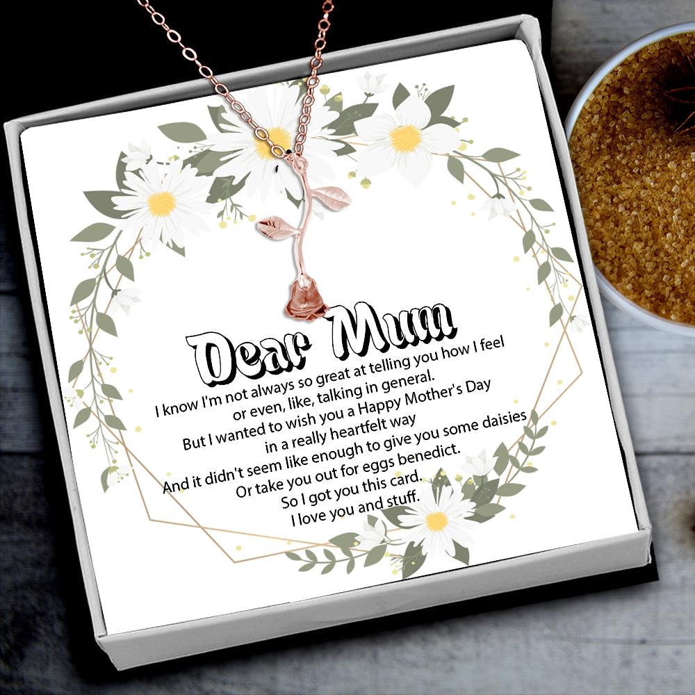 Vintage Rose Necklace - Family - To My Mum - Happy Mother's Day - Augnzl19001 - Gifts Holder