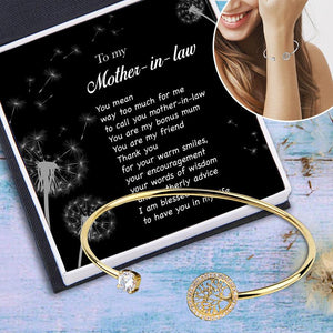 Yggdrasil Bracelet - Family - To Mother-In-Law - Thank You For Your Warm Smiles - Augbbd19011 - Gifts Holder