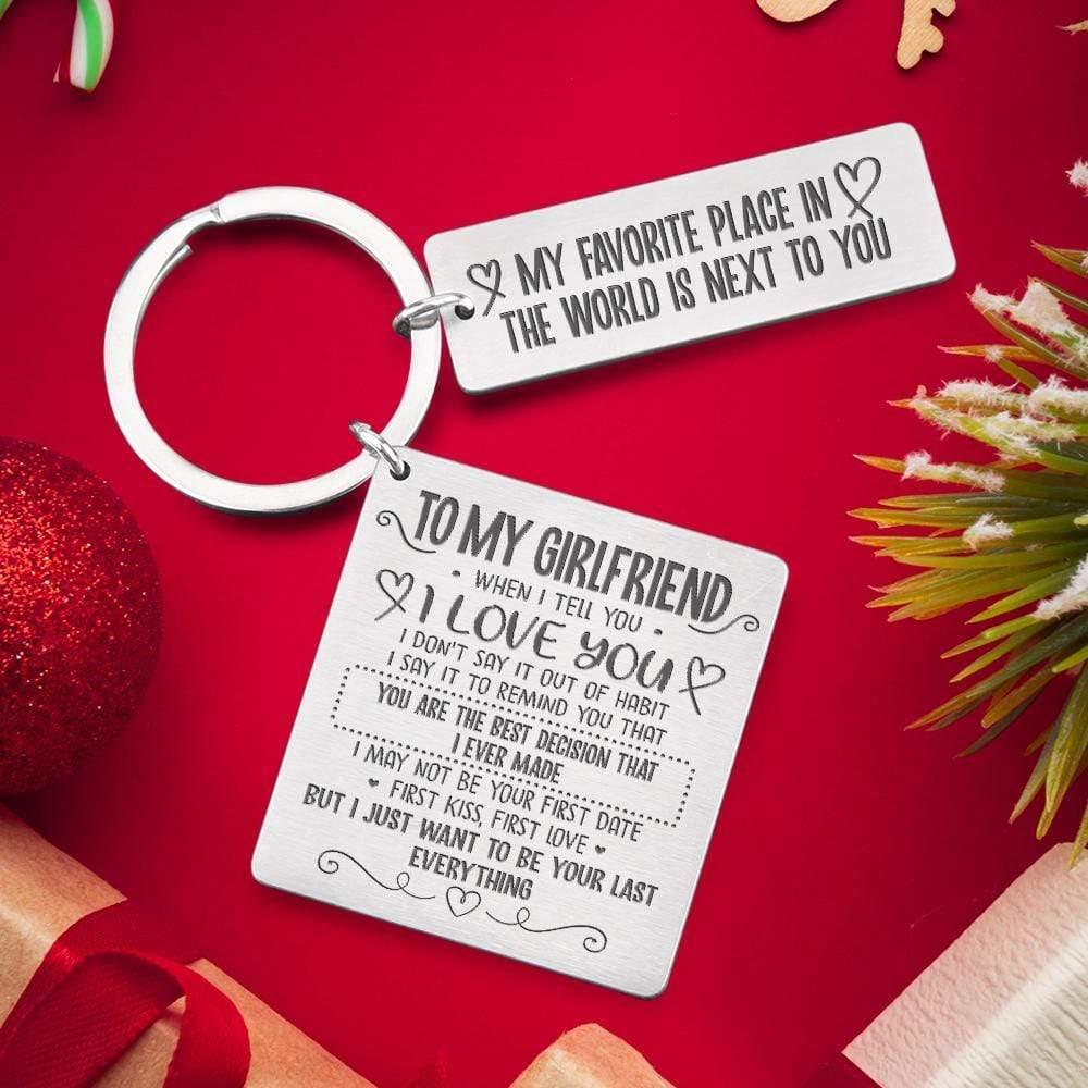 Calendar Keychain - To My Girlfriend - You Are The Best Thing That Ever Happened To Me - Augkr13006 - Gifts Holder