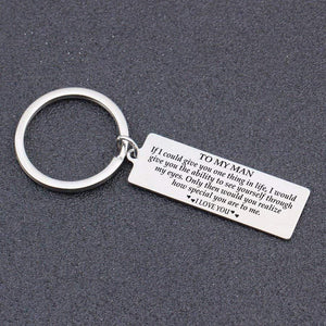 Engraved Keychain - To My Man - How Special You Are To Me - Augkc26023 - Gifts Holder