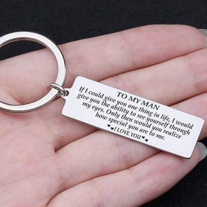 Engraved Keychain - To My Man - How Special You Are To Me - Augkc26023 - Gifts Holder