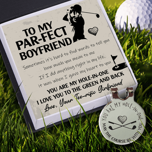 Golf Marker - Golf - To My Par-fect Boyfriend - How Much You Mean To Me - Augata12001 - Gifts Holder