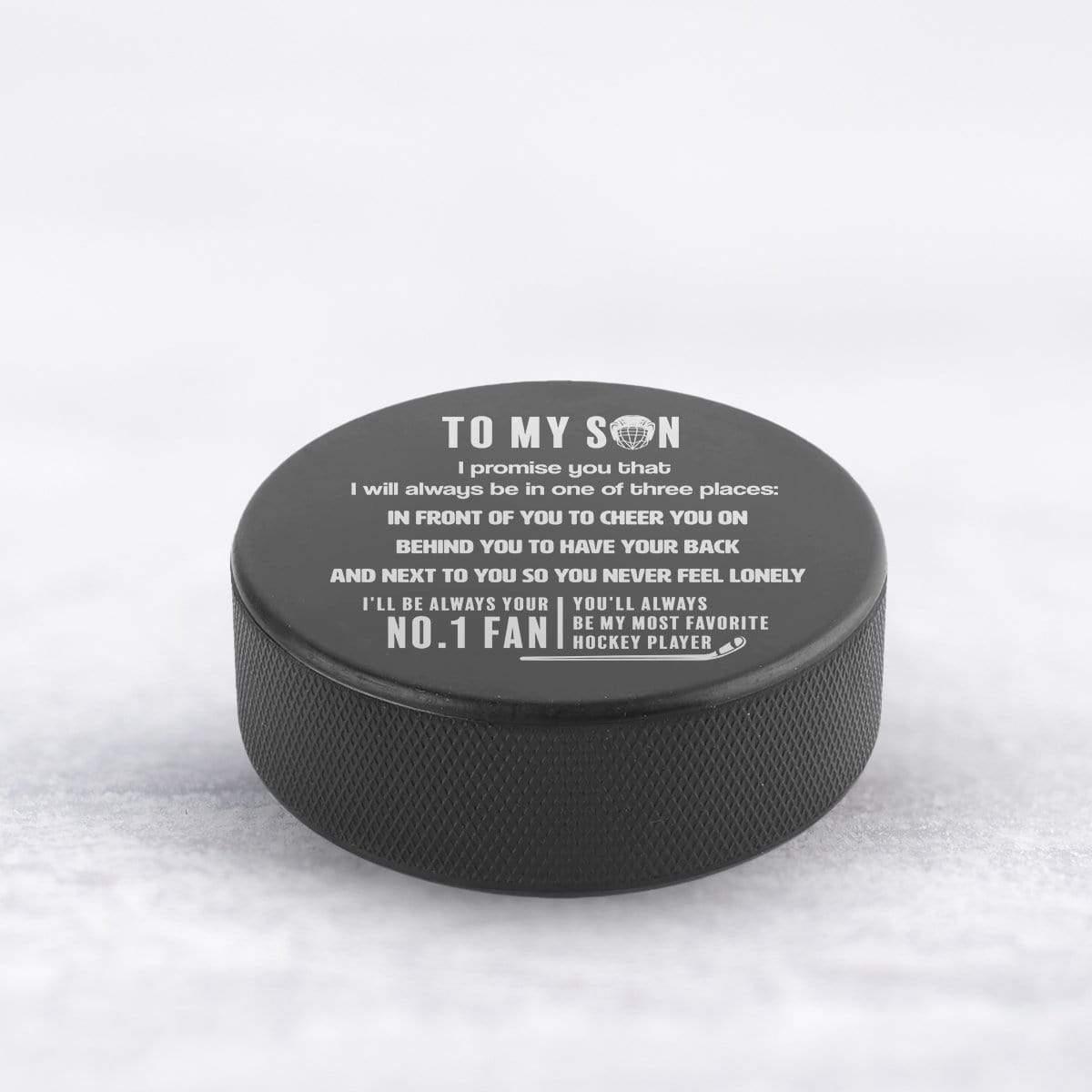 Hockey Puck - Hockey - To My Son - I'll Be Always Your No.1 Fan - Augai16002 - Gifts Holder