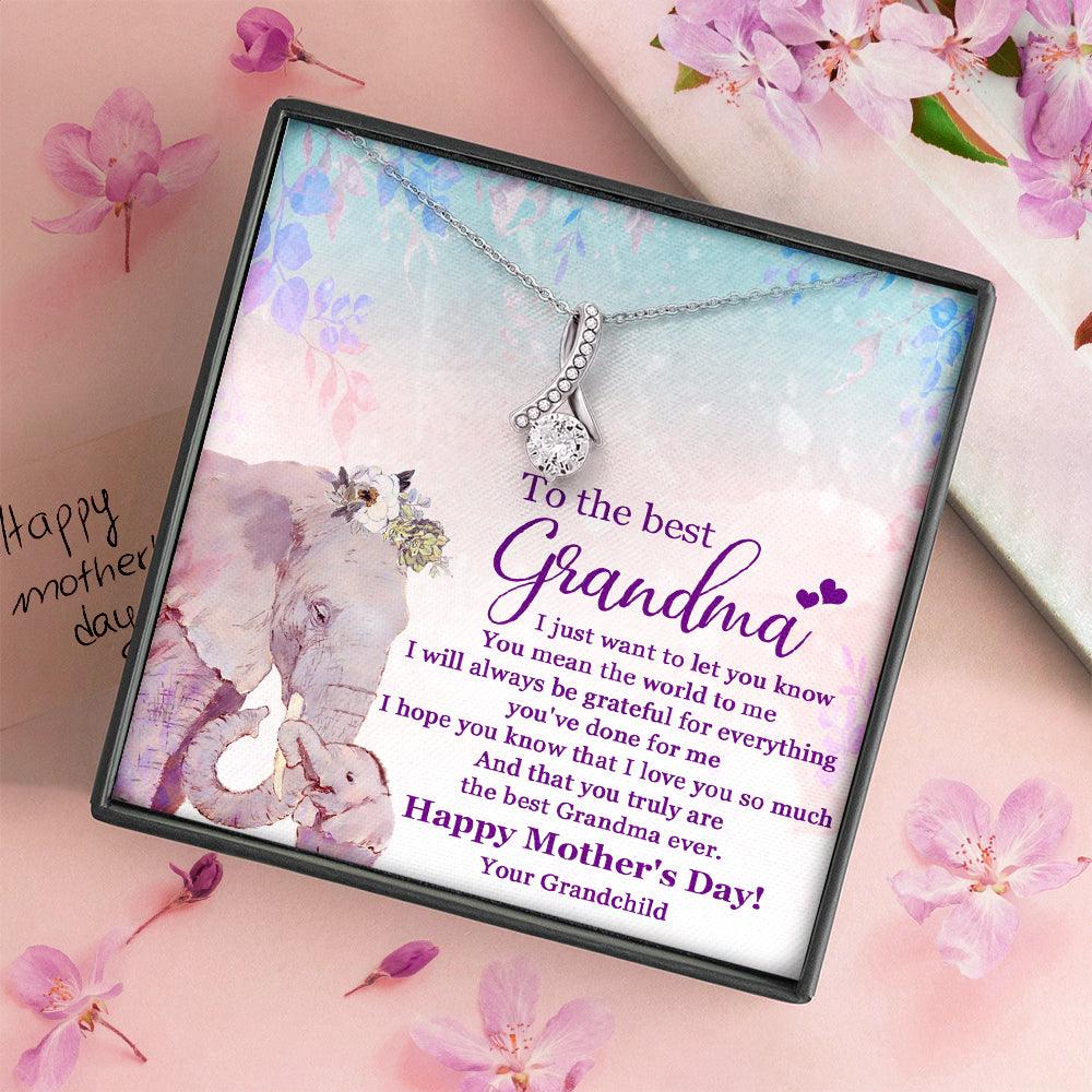 Alluring Beauty Necklace - Family - To My Grandma - Happy Mother's Day - Ausnb21001 - Gifts Holder