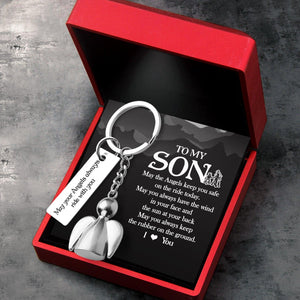 Angel Keychain - Biker - To My Son - I Love You - Augkzj16001 - Gifts Holder