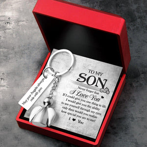 Angel Keychain - Biker - To My Son - I Love You - Augkzj16002 - Gifts Holder