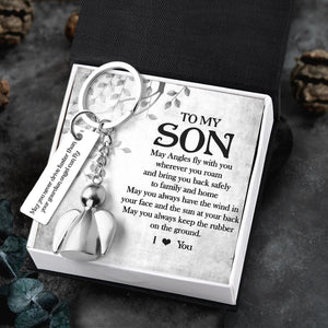 Angel Keychain - Family - To My Son - I Love You - Augkzj16003 - Gifts Holder