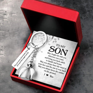 Angel Keychain - Family - To My Son - I Love You - Augkzj16003 - Gifts Holder