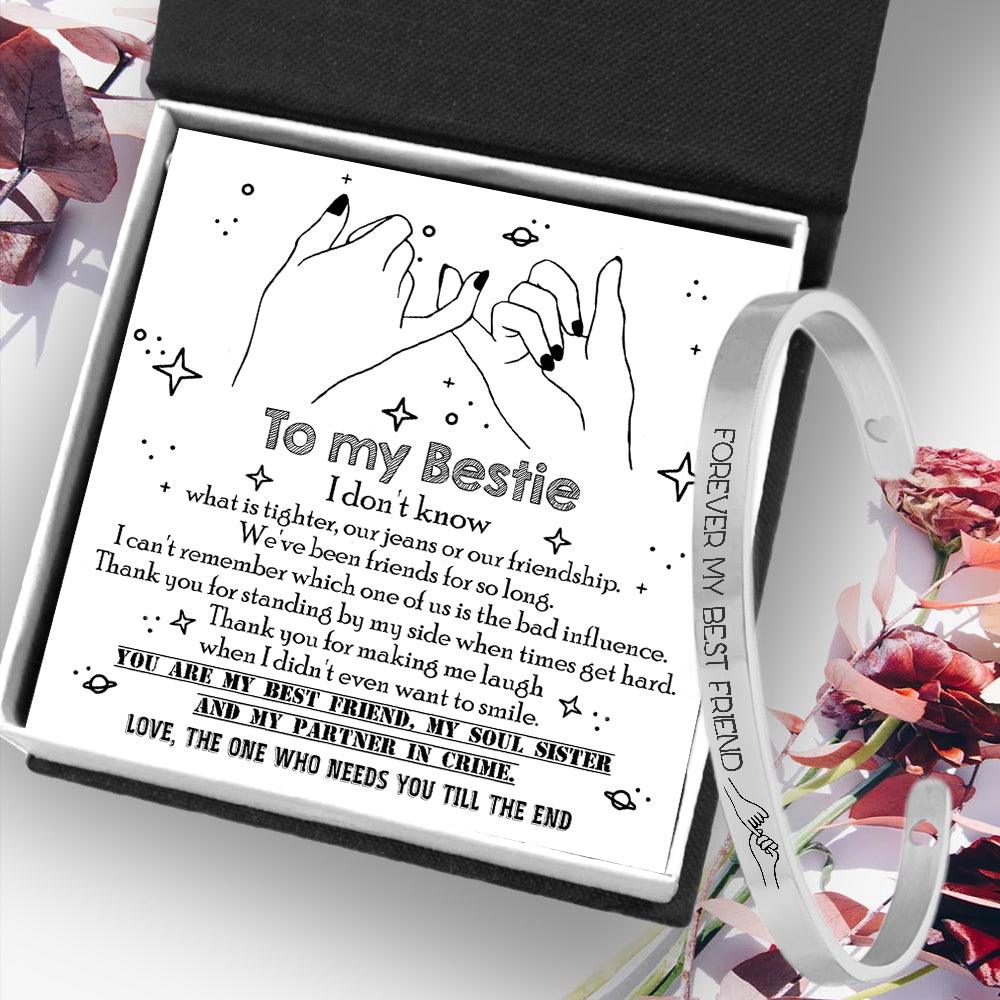 Best Friend Bracelet - Family - To My Bestie - Thank You For Making Me Laugh - Augbzf33001 - Gifts Holder