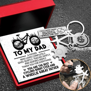 Bike Multitool Repair Keychain - Cycling - To My Dad - Thank You For Everything - Augkzn18003 - Gifts Holder