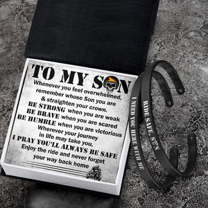 Biker Bracelets - Biker - My Son - I Pray You'll Always Be Safe - Augbt16004 - Gifts Holder