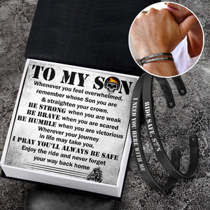 Biker Bracelets - Biker - My Son - I Pray You'll Always Be Safe - Augbt16004 - Gifts Holder