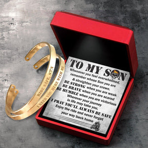 Biker Bracelets - Biker - My Son - I Pray You'll Always Be Safe - Augbt16004 - Gifts Holder