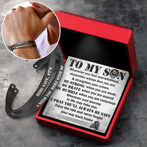 Biker Bracelets - Biker - My Son - I Pray You'll Always Be Safe - Augbt16004 - Gifts Holder