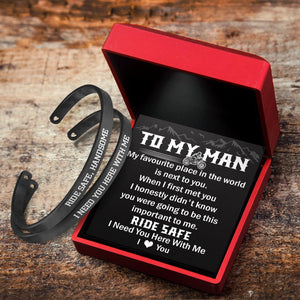 Biker Couple Bracelets - Biker - To My Man - I Love You - Augbt26017 - Gifts Holder