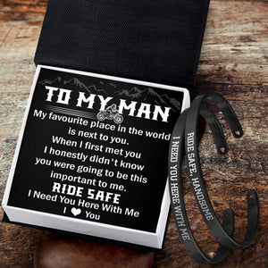 Biker Couple Bracelets - Biker - To My Man - I Love You - Augbt26017 - Gifts Holder