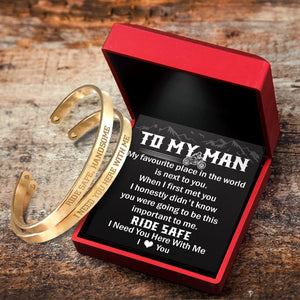 Biker Couple Bracelets - Biker - To My Man - I Love You - Augbt26017 - Gifts Holder