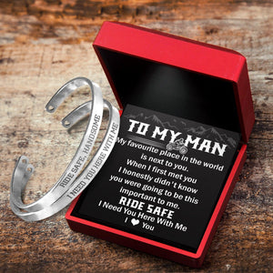 Biker Couple Bracelets - Biker - To My Man - I Love You - Augbt26017 - Gifts Holder