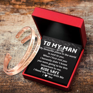 Biker Couple Bracelets - Biker - To My Man - I Love You - Augbt26017 - Gifts Holder