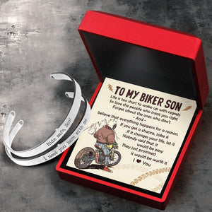 Biker Couple Bracelets - Biker - To My Son - I Love You - Augbt16005 - Gifts Holder