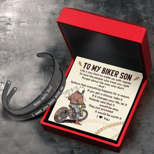 Biker Couple Bracelets - Biker - To My Son - I Love You - Augbt16005 - Gifts Holder